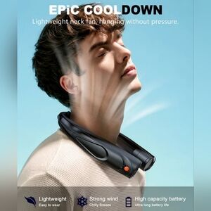 NECK FAN for outdoor activities indoor use